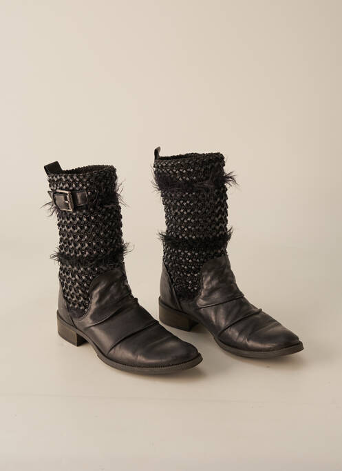 Botine/Ghete negru FRANCE MODE femeie