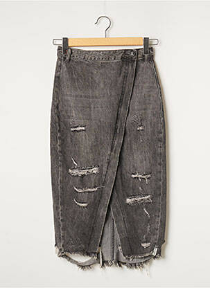 Fustă midi gri ONE TEASPOON femeie