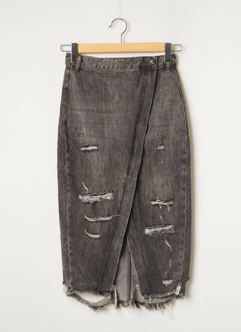 Fustă midi gri ONE TEASPOON femeie