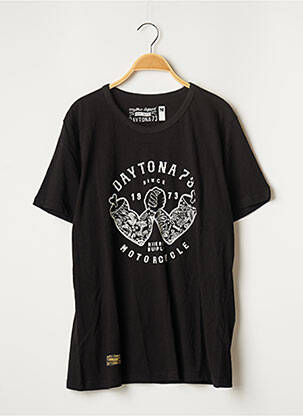 Tricou negru DAYTONA bărbat