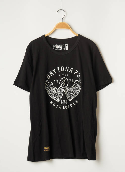 Tricou negru DAYTONA bărbat