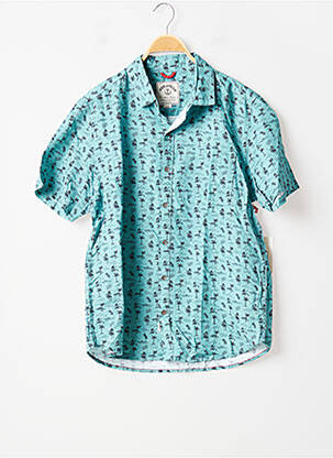 Cămașă cu mâneci scurte albastru IRON AND RESIN bărbat