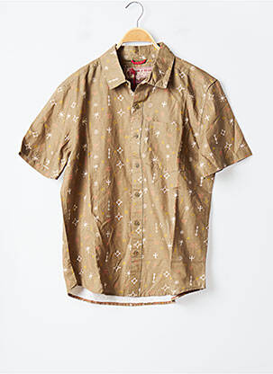 Cămașă cu mâneci scurte verde IRON AND RESIN bărbat