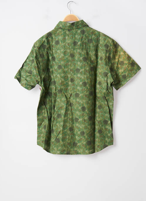 Cămașă cu mâneci scurte verde IRON AND RESIN bărbat