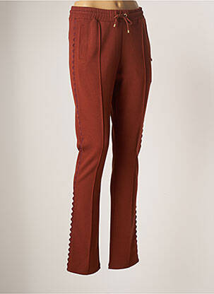 Pantalon slim talie elastică mărime normală maro MAISON SCOTCH femeie