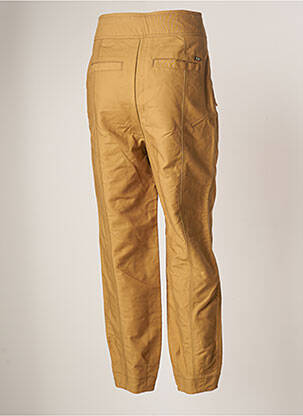 Pantalon drept talie cu cleme talie înaltă bej MAISON SCOTCH femeie