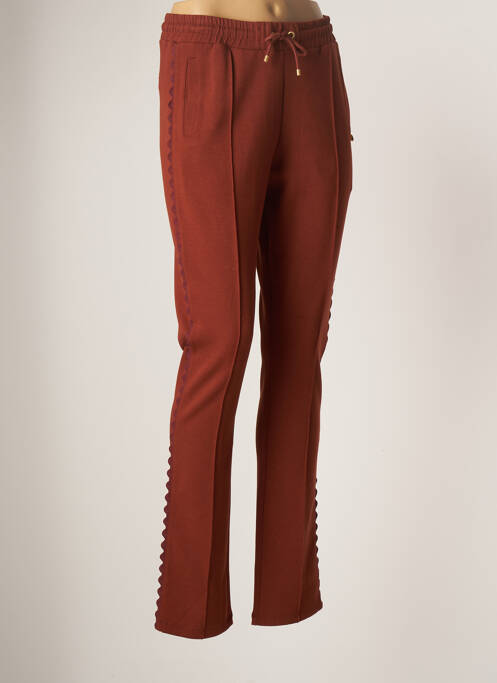 Pantalon slim maro MAISON SCOTCH femeie