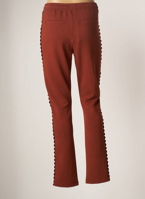 Pantalon slim maro MAISON SCOTCH femeie