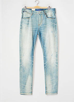 Blugi cu croială slim albastru SCOTCH & SODA bărbat