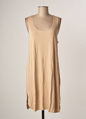 Rochie midi bej CATY LESCA femeie