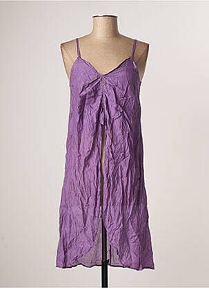 Tunică mâneci lungi violet CATY LESCA femeie