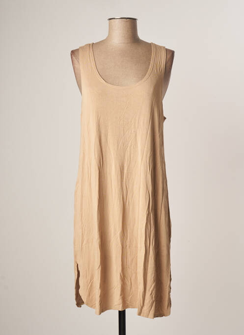 Rochie midi bej CATY LESCA femeie