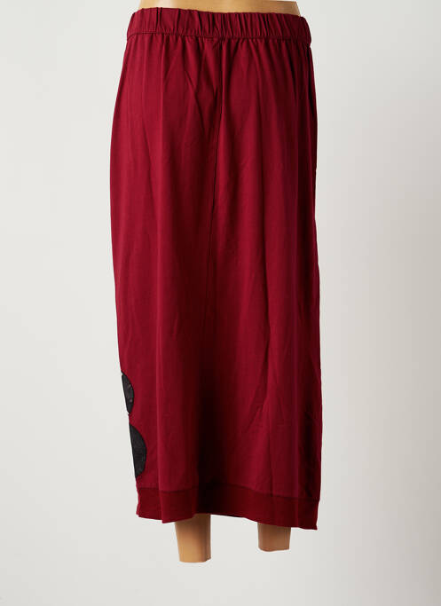 Fustă lungă roșu CATY LESCA femeie