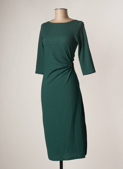 Rochie midi verde OPULLENCE femeie