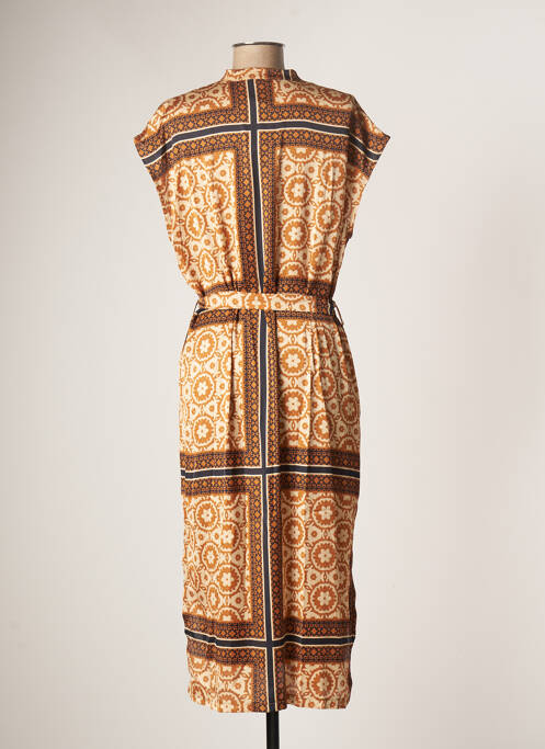 Rochie lungă maro VIE TA VIE femeie