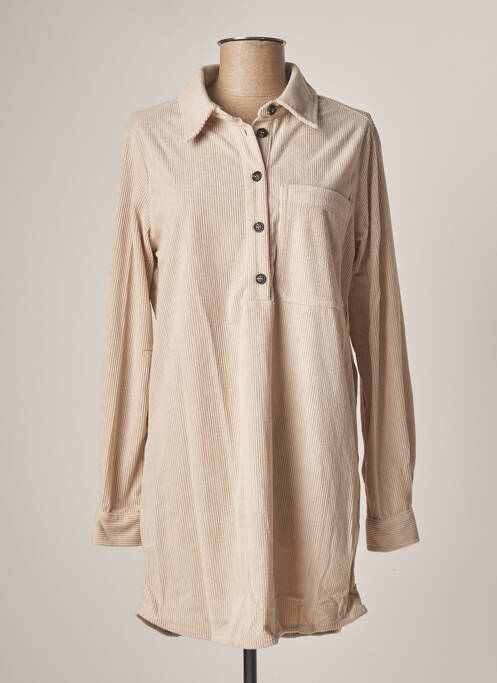 Rochie scurtă bej LAURE + MAX femeie