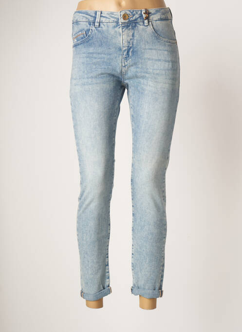 Blugi cu croială slim albastru MOS MOSH femeie