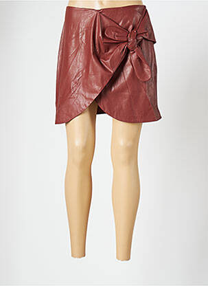 Fustă scurtă maro OPULLENCE femeie