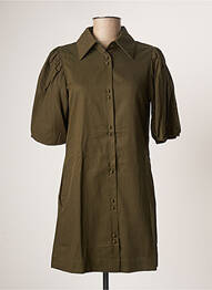 Rochie scurtă mâneci scurte mâneci scurte verde LAURE + MAX femeie