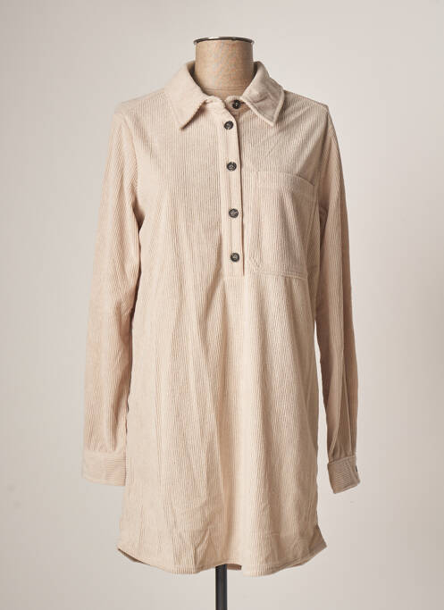 Rochie scurtă bej LAURE + MAX femeie