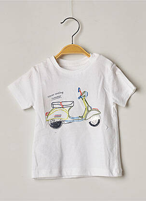 Tricou alb MAYORAL băiat