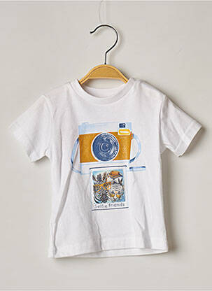 Tricou alb MAYORAL băiat