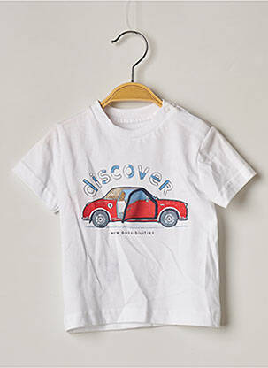 Tricou alb MAYORAL băiat