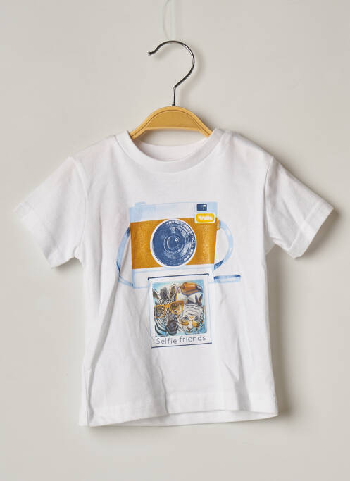 Tricou alb MAYORAL băiat