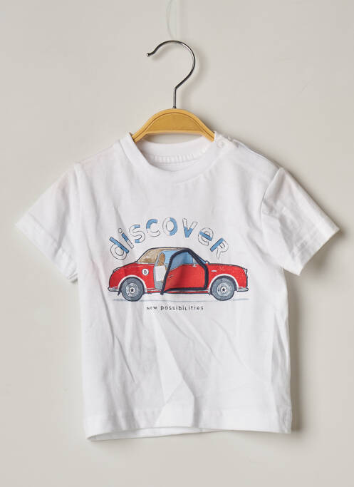 Tricou alb MAYORAL băiat