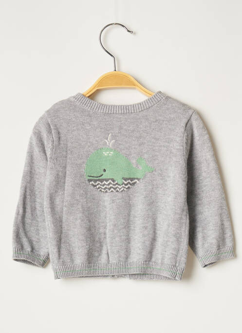 Vestă cu mâneci lungi gri ABSORBA fată