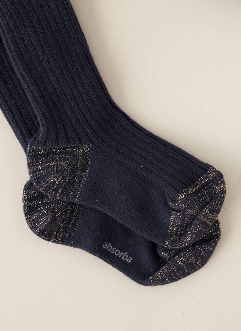 Colanți albastru ABSORBA fată