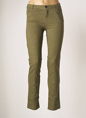 Pantalon slim verde MAYJUNE femeie