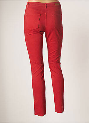 Pantalon slim elasticitate mărime normală roșu MAYJUNE femeie