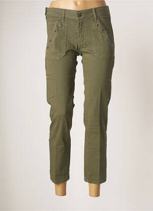 Pantalon 7/8 verde FIVE femeie