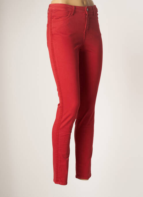 Pantalon slim roșu MAYJUNE femeie