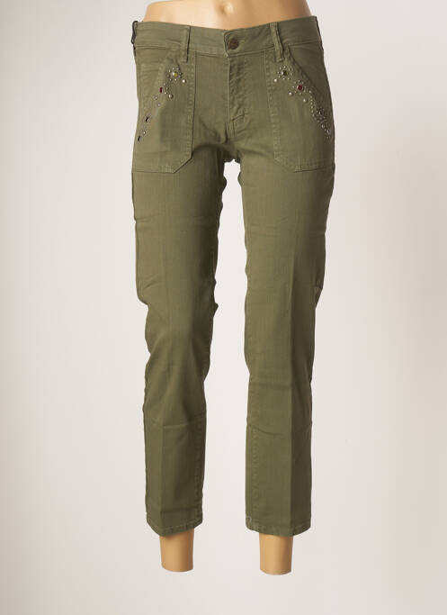 Pantalon 7/8 verde FIVE femeie