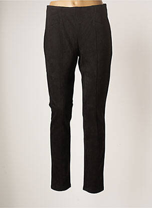 Pantalon slim talie elastică mărime normală negru DIANE LAURY femme