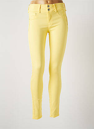 Pantalon slim galben TIFFOSI femeie