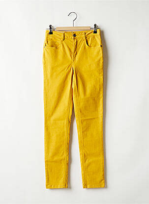 Pantalon slim galben LOLA ESPELETA femeie