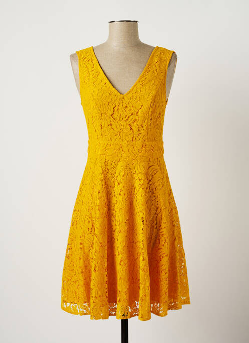 Rochie midi galben MORGAN femeie