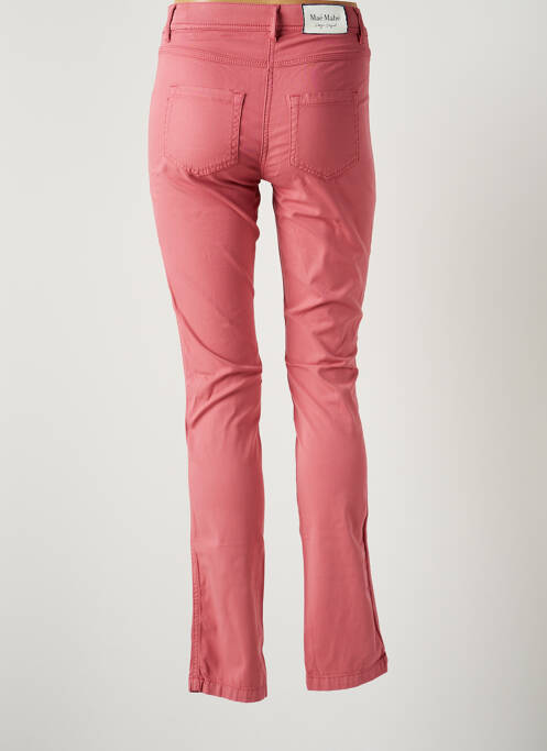 Pantalon slim roz MAE MAHE femeie