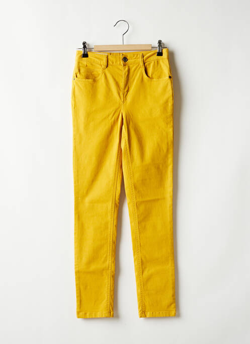 Pantalon slim galben LOLA ESPELETA femeie