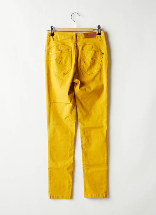 Pantalon slim galben LOLA ESPELETA femeie