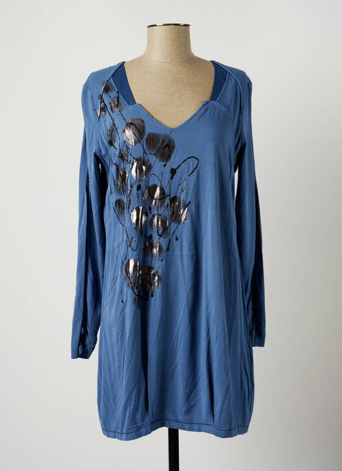 Tunică mâneci lungi albastru ELISA CAVALETTI femeie