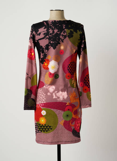 Rochie scurtă roz ANATOPIK femeie