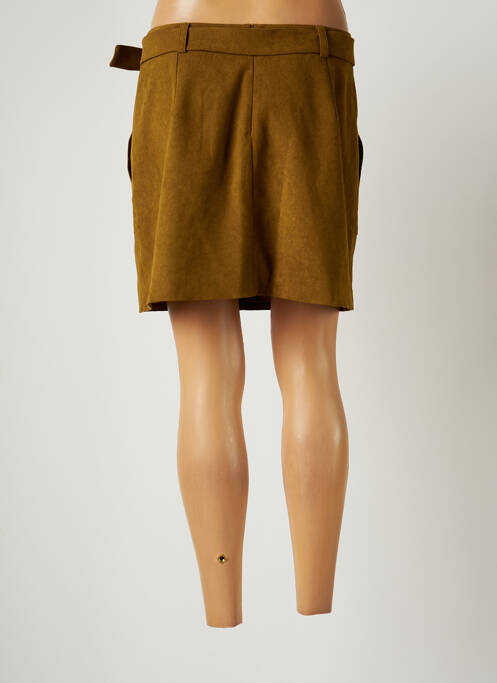 Fustă scurtă verde SEE U SOON femeie