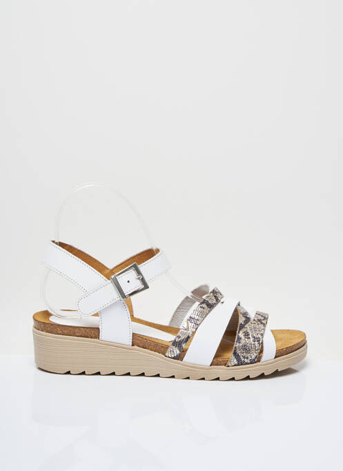 Sandale/Pantofi decupați alb XAPATAN femeie