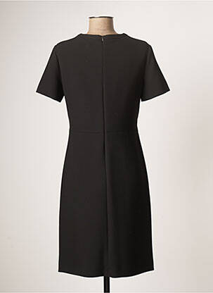 Rochie midi închidere cu fermoar la spate mâneci scurte negru GERARD DAREL femeie