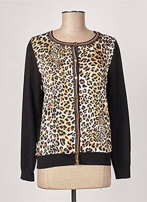 Vestă cu mâneci lungi negru MARINA V femeie