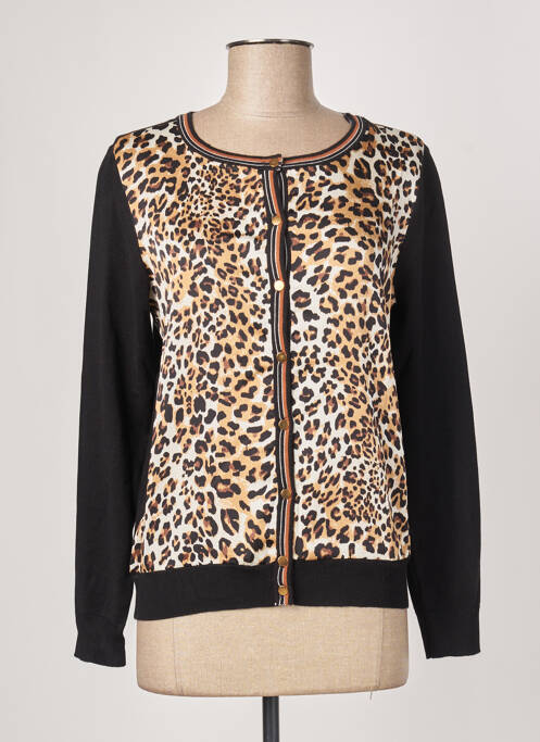 Vestă cu mâneci lungi negru MARINA V femeie